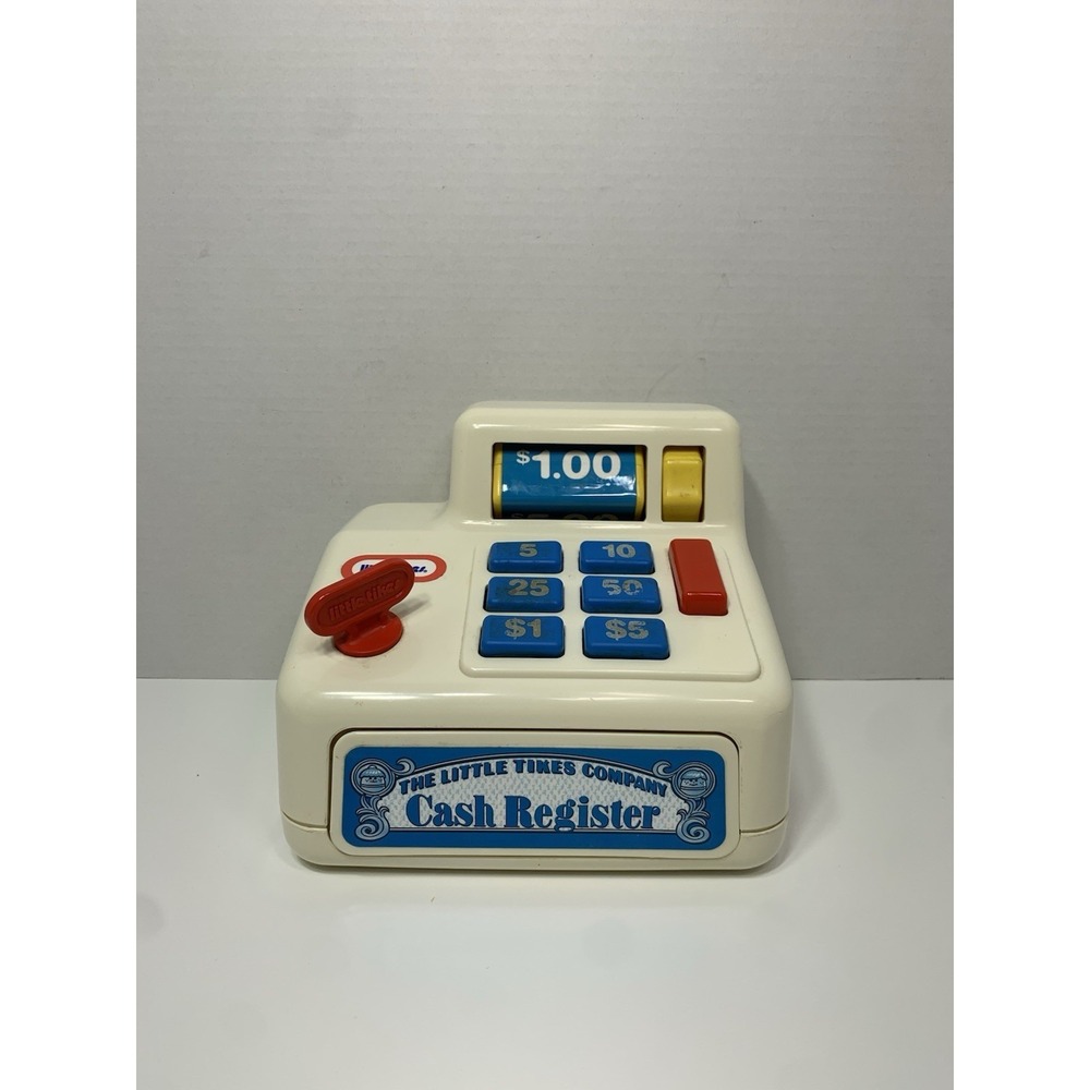 Vintage Little Tikes Cash Register‎ Activity Toy Made In USA
